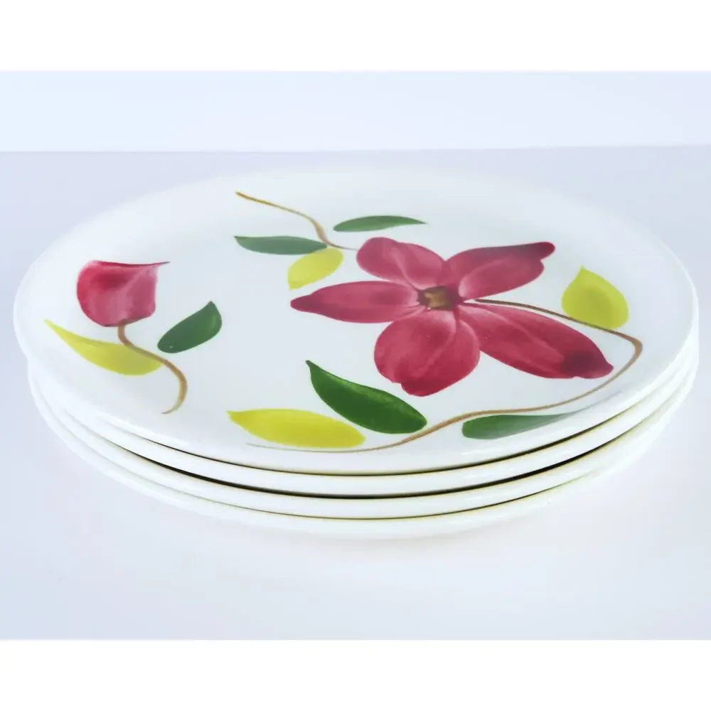 Vintage Stetson Rio Meadow Rose 20 Pc Dinnerware Set Service for 4 MCM USA